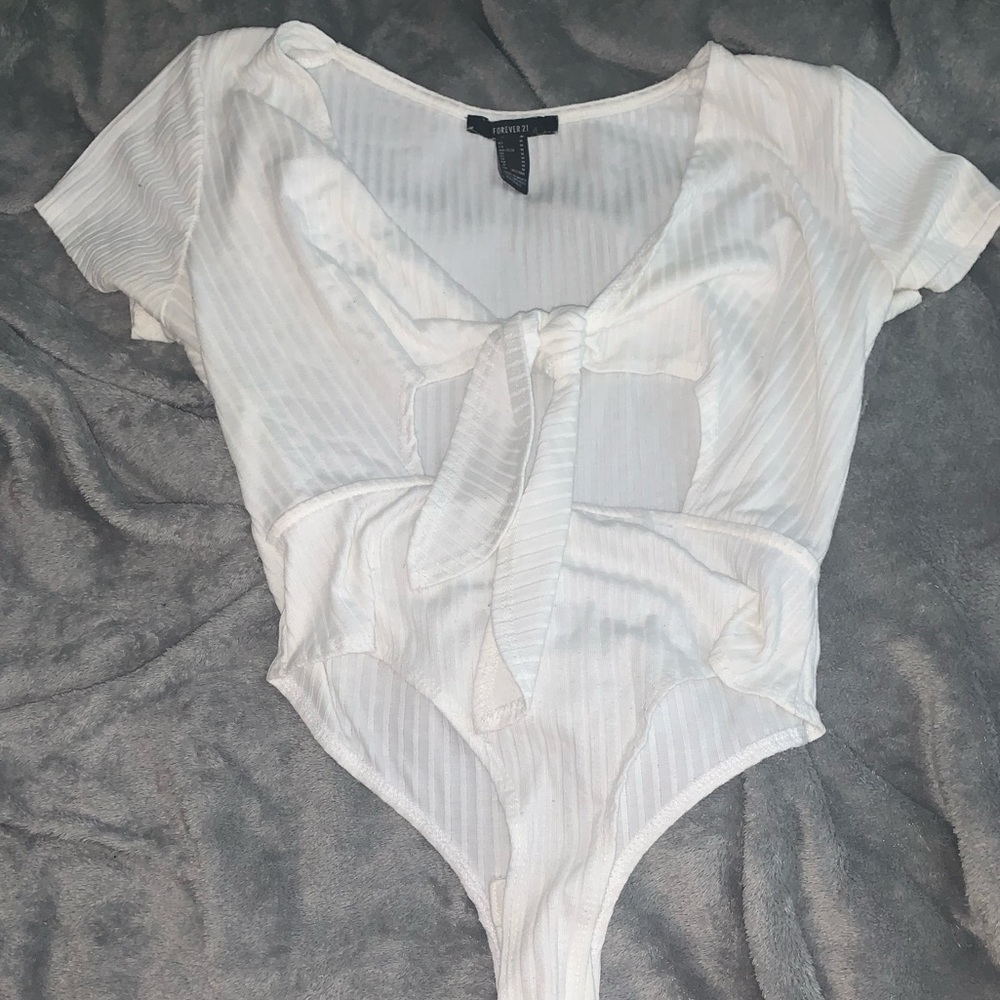 White bodysuit.